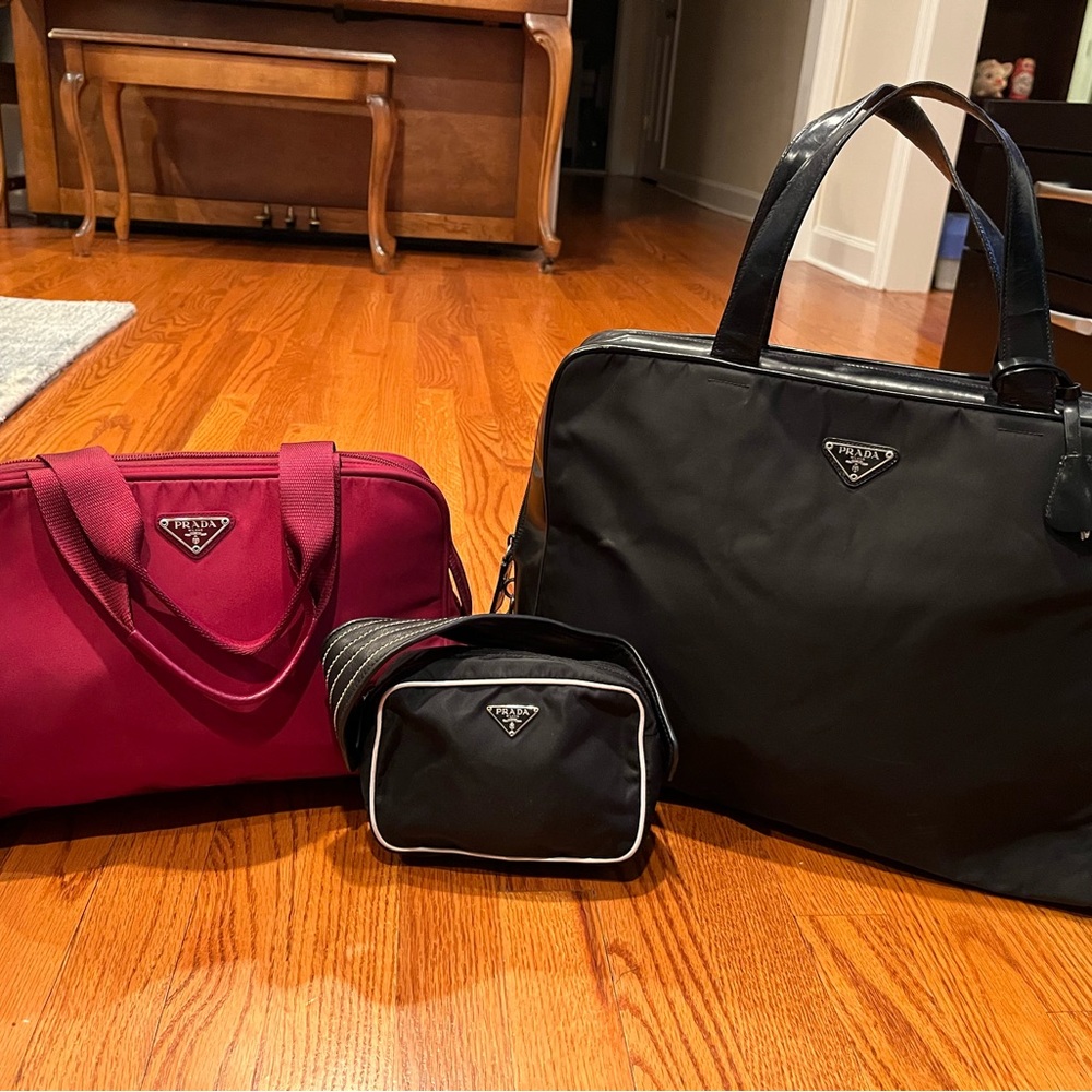 3 Prada bags